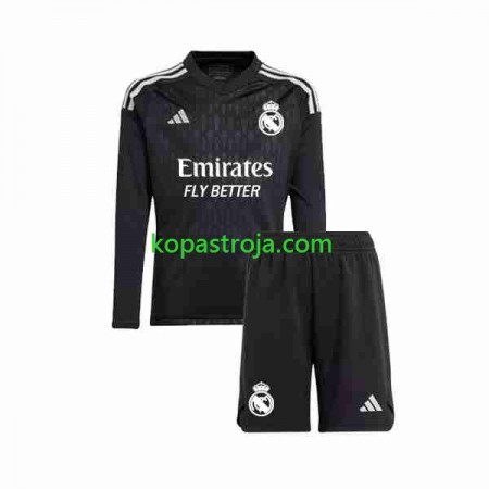 Billiga Fotbollströjor Real Madrid Målvakt Barn Borta tröja 2023/24 Långärmad
